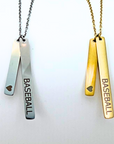 baseball bar necklace collection picture
