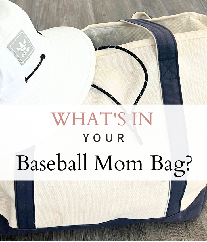 What's in your Baseball Mom Bag blog cover photo 