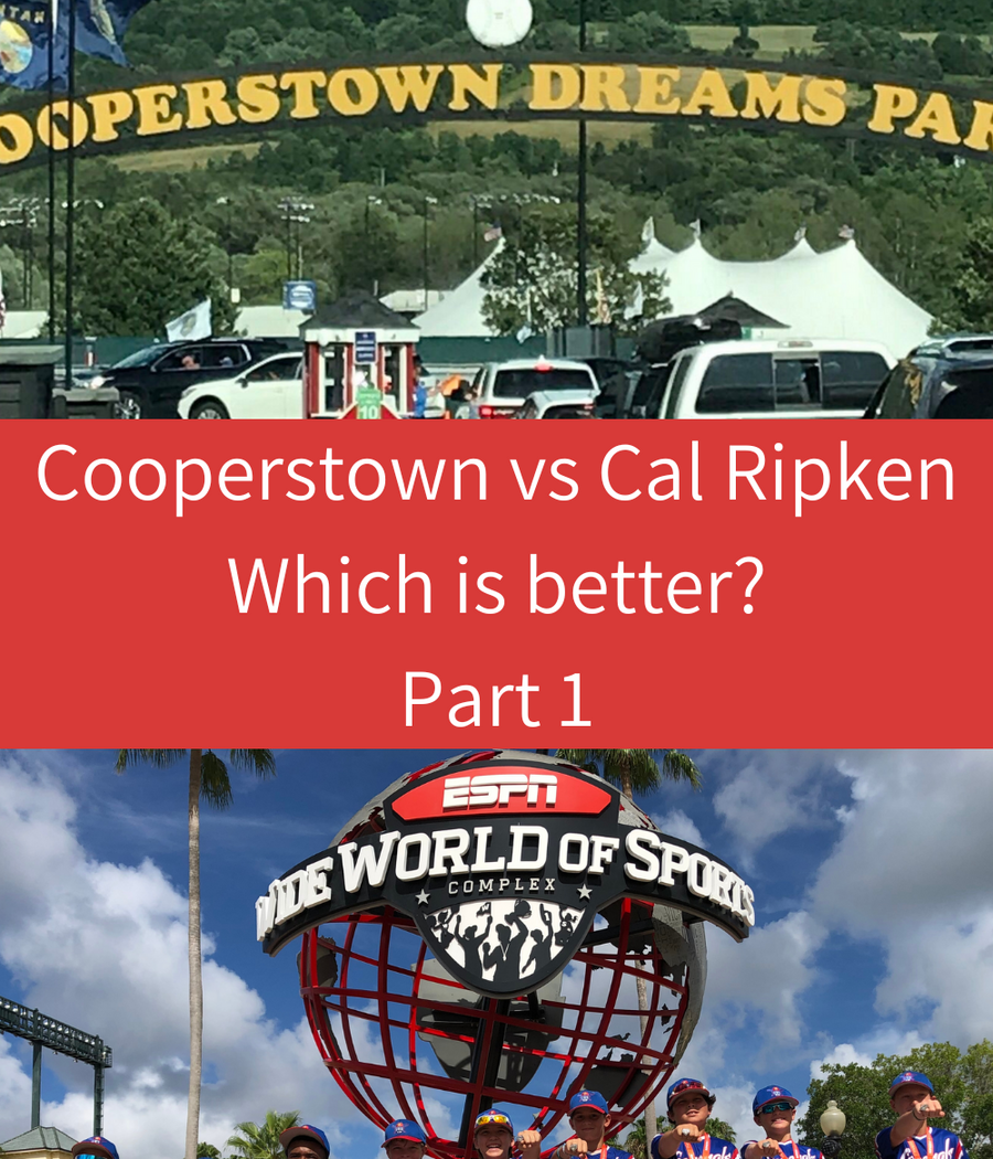 Cooperstown vs Cal Ripken's tournament comparison part 1