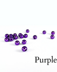 picture of purple pearl parts for the custom baseball team earrings