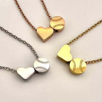 Baseball Mom Silver Pendant Necklace – Stamps of Love, LLC